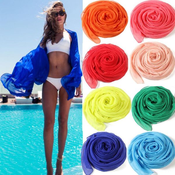 scarves 2021 arrival women chiffon wrap dress sarong pareo beach bikini swimwear cover up scarf selling, Blue;gray
scarves 2021 arrival women chiffon wrap dress sarong pareo beach bikini swimwear cover up scarf selling, Blue;gray