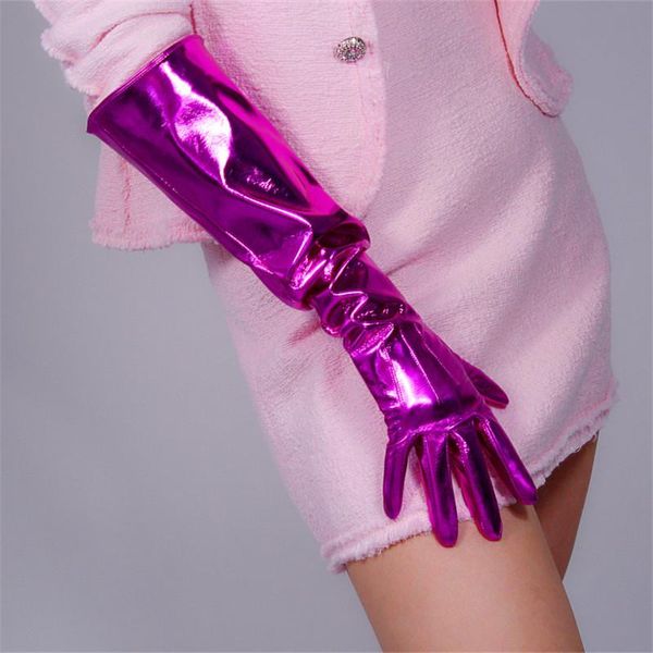 sports gloves 50cm patent leather long big sleeve lantern emulation bright rose red female, Black
sports gloves 50cm patent leather long big sleeve lantern emulation bright rose red female, Black