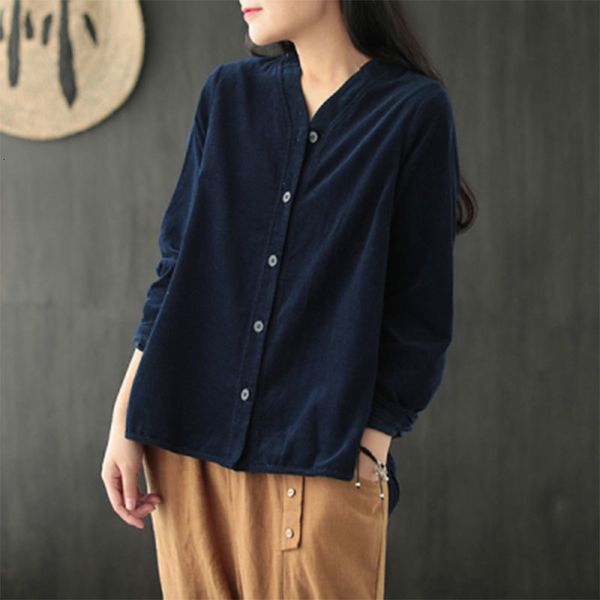 women's wool & blends spring autumn arts style women long sleeve loose casual v-neck shirt coats single breasted corduroy jackets, Black
women's wool & blends spring autumn arts style women long sleeve loose casual v-neck shirt coats single breasted corduroy jackets, Black