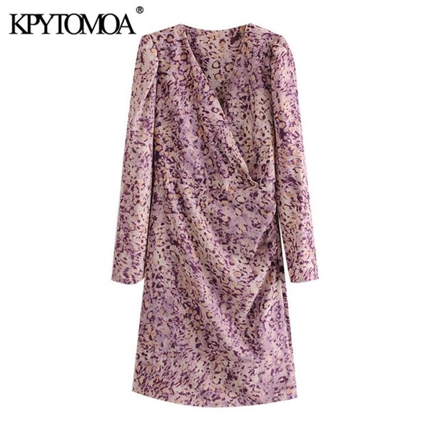 women chic fashion leopard print draped mini dress v neck long sleeve female dresses mujer 210420, Black;gray
women chic fashion leopard print draped mini dress v neck long sleeve female dresses mujer 210420, Black;gray