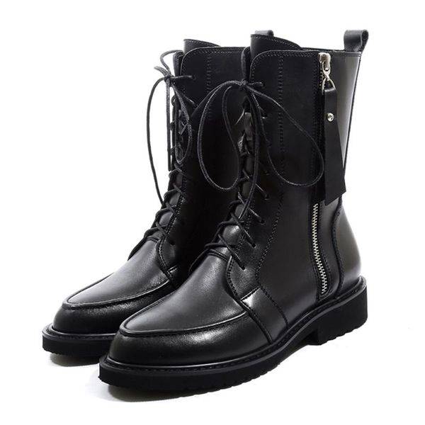 boots sarairis genuine leather ladies zipper shoes lace low heel ankle fashion brand women 2021 cool winter woman, Black
boots sarairis genuine leather ladies zipper shoes lace low heel ankle fashion brand women 2021 cool winter woman, Black