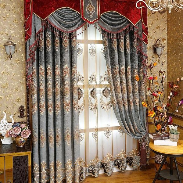 curtain & drapes light luxury classic pastoral shading european style embroidered finished modern curtains for living room bedroom
curtain & drapes light luxury classic pastoral shading european style embroidered finished modern curtains for living room bedroom