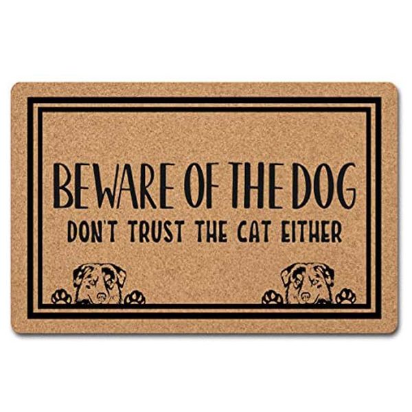 funny welcome door mat home decor area rugs beware of the dog don't trust cat either dogs front novelty d carpets
funny welcome door mat home decor area rugs beware of the dog don't trust cat either dogs front novelty d carpets