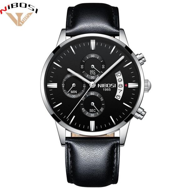 wristwatches relogio nibosi watches men fashionable classic watch leather strap waterproof montre homme, Slivery;brown
wristwatches relogio nibosi watches men fashionable classic watch leather strap waterproof montre homme, Slivery;brown
