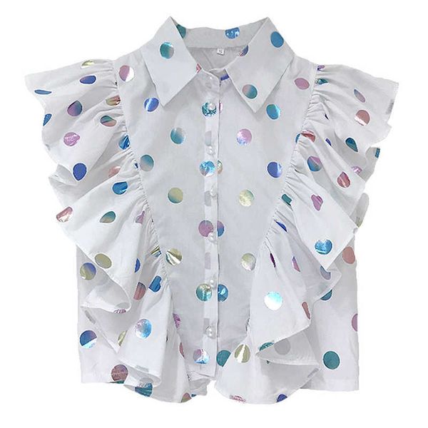 perhaps u white turn down collar bronzing polka dot shirt butterfly short sleeve button short blouse summer casual women b0827 210529
perhaps u white turn down collar bronzing polka dot shirt butterfly short sleeve button short blouse summer casual women b0827 210529