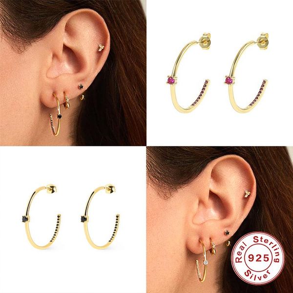 hoop & huggie romad 925 sterling silver 22mm big circle earrings for women luxury colored zircon crystal pave exaggerate brincos, Golden;silver
hoop & huggie romad 925 sterling silver 22mm big circle earrings for women luxury colored zircon crystal pave exaggerate brincos, Golden;silver