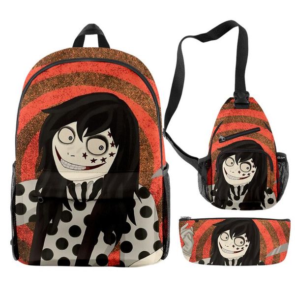 backpack horror creepypasta school set 3 pieces boys girls backpacks travel crossbody bag pencil case kids
backpack horror creepypasta school set 3 pieces boys girls backpacks travel crossbody bag pencil case kids