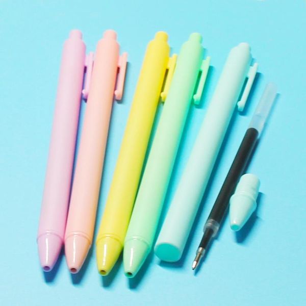 5pcs/set candy macaron pen gel pens press canetas escolar cute korean stationery 0.5mm creative school supplies
5pcs/set candy macaron pen gel pens press canetas escolar cute korean stationery 0.5mm creative school supplies