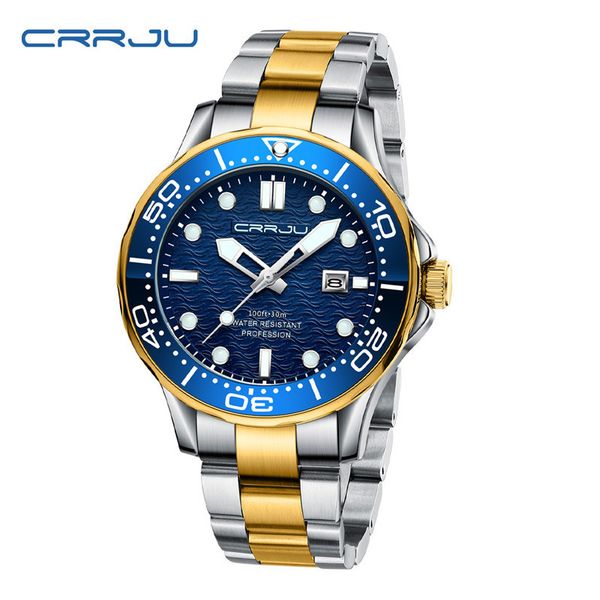 crrju watches 2192 classic green dial luminous hand mens quartz watch stainless steel band accurate movement date display wristwatch minimal, Slivery;brown
crrju watches 2192 classic green dial luminous hand mens quartz watch stainless steel band accurate movement date display wristwatch minimal, Slivery;brown