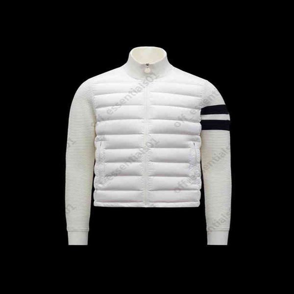 striped sve knit panel mens down et france luxury brand ets europe and american style coat size s, Black
striped sve knit panel mens down et france luxury brand ets europe and american style coat size s, Black