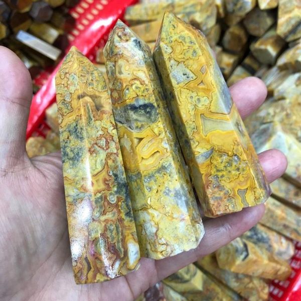 natural scenery gems yellow&gray crazy agate stone crystals wand obelisk single point house decoration dr.stone collections decorative objec
natural scenery gems yellow&gray crazy agate stone crystals wand obelisk single point house decoration dr.stone collections decorative objec