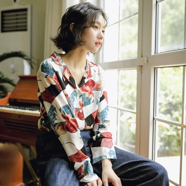 printed shirt women vintage v neck floral korean fashion clothing female long sleeve plus size loose print chiffon blouse women's blou, White
printed shirt women vintage v neck floral korean fashion clothing female long sleeve plus size loose print chiffon blouse women's blou, White