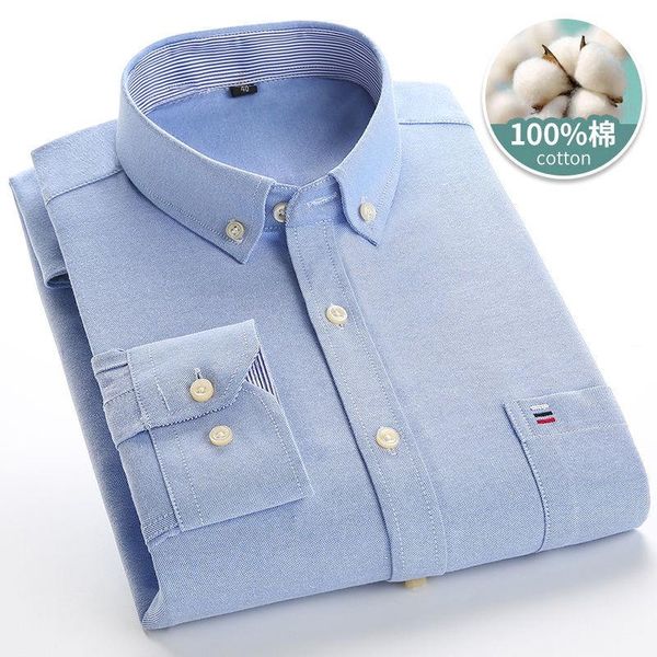 men's casual shirts autumn 100% cotton oxford striped men's long sleeved shirt plaid solid color blue classic business dress, White;black
men's casual shirts autumn 100% cotton oxford striped men's long sleeved shirt plaid solid color blue classic business dress, White;black