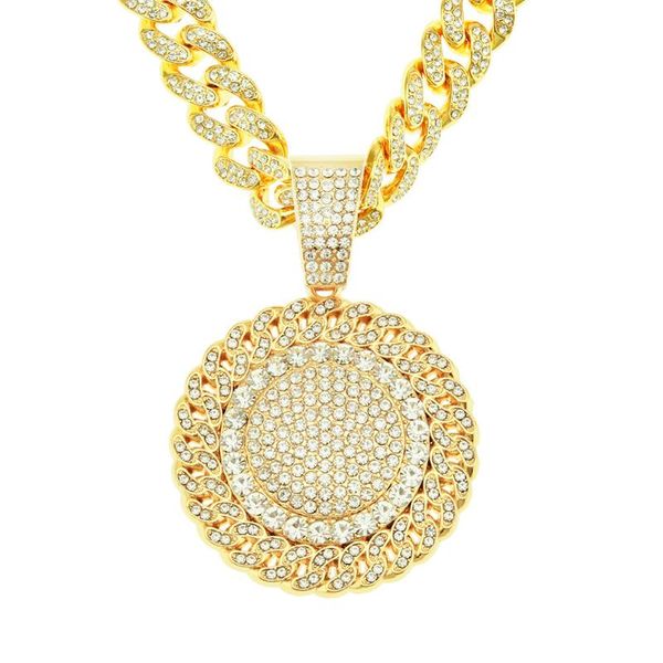 pendant necklaces european and american domineering punk diamond inlaid outer ring sunflower men's creative trendsetter necklace, Silver
pendant necklaces european and american domineering punk diamond inlaid outer ring sunflower men's creative trendsetter necklace, Silver