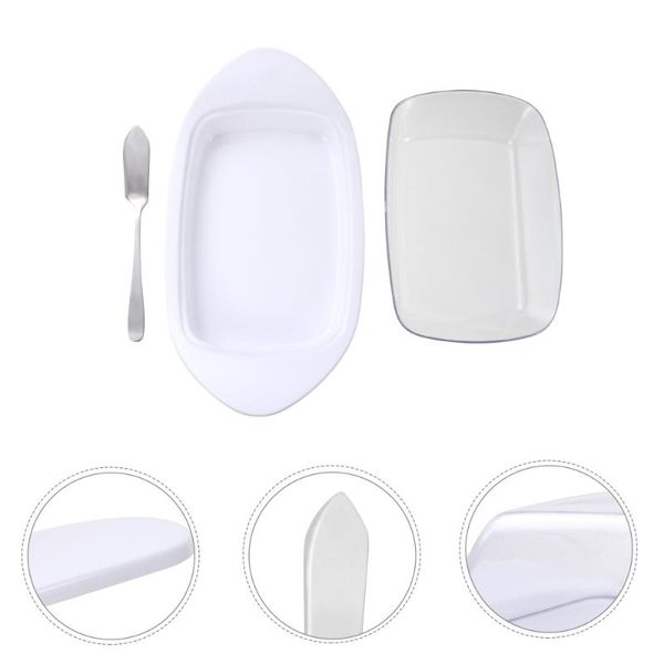 dishes & plates 1 set cheese butter container dish storage box with lid and scoop cutter
dishes & plates 1 set cheese butter container dish storage box with lid and scoop cutter