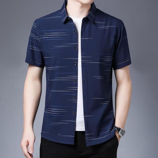 men's casual shirts men horizontal stripes thin social shirt summer lapel collar t-shirt skin-friendly breathable male for business, White;black
men's casual shirts men horizontal stripes thin social shirt summer lapel collar t-shirt skin-friendly breathable male for business, White;black