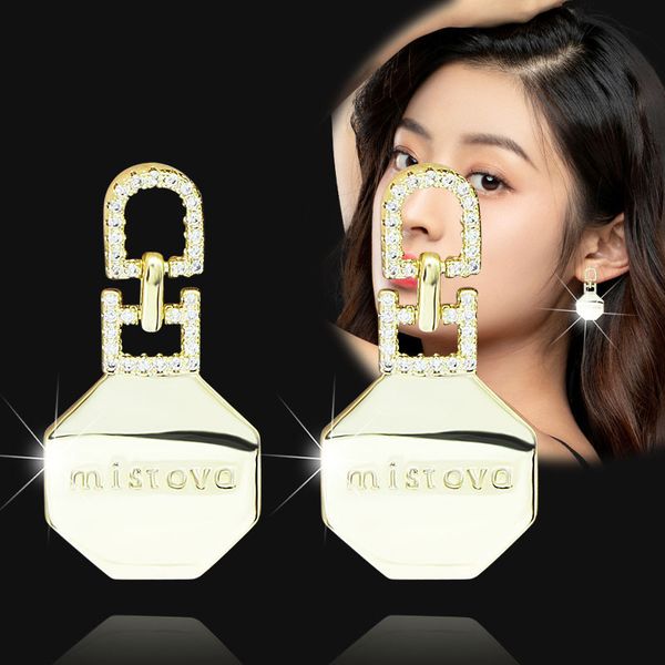 east gate autumn and winter maple leaf ear hook geometric smooth lettering temperament zircon earrings female 925 silver needle, Golden
east gate autumn and winter maple leaf ear hook geometric smooth lettering temperament zircon earrings female 925 silver needle, Golden