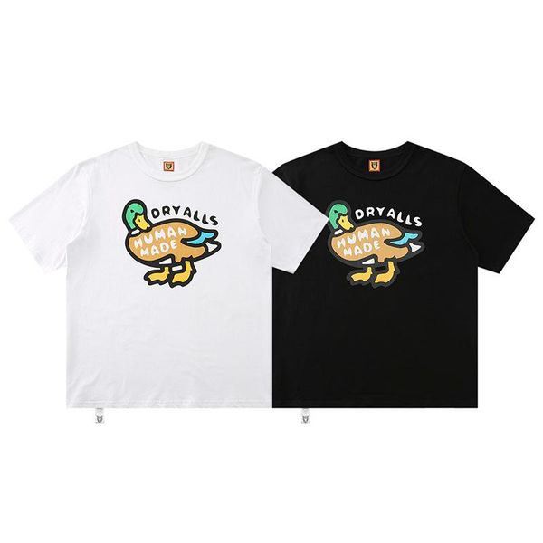 men's t-shirts human made loose casual t-shirt 2021 summer pure cotton men women black white short sleeves, White;black
men's t-shirts human made loose casual t-shirt 2021 summer pure cotton men women black white short sleeves, White;black