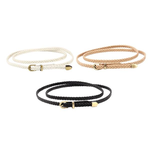 belts 1 set of 3 color belt waist rope decoration hand-woven female pin buckle retro casual wild, Black;brown
belts 1 set of 3 color belt waist rope decoration hand-woven female pin buckle retro casual wild, Black;brown