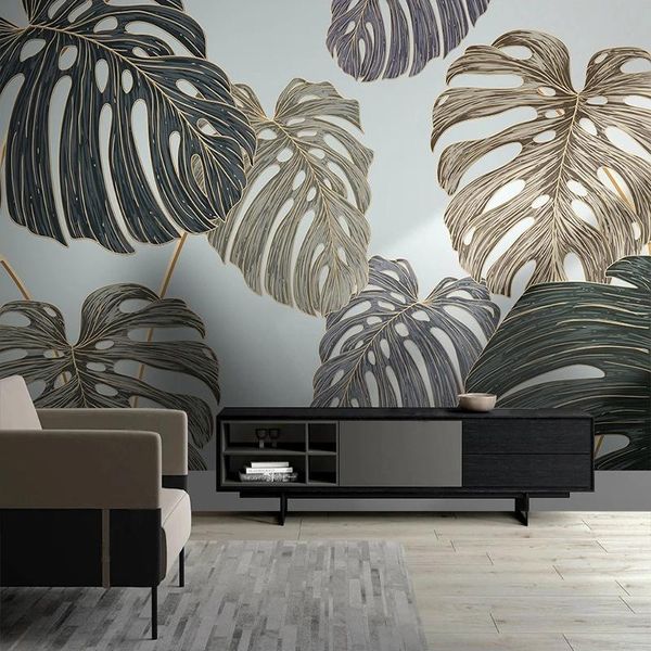 wallpapers custom 3d mural wallpaper nordic light luxury simple tropical plant leaf fresco living room tv background wall papel de parede
wallpapers custom 3d mural wallpaper nordic light luxury simple tropical plant leaf fresco living room tv background wall papel de parede