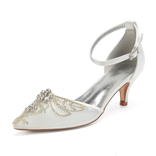 sandals kitten heels crystals wedding shoes pointed toe ankle buckle strap low mesh satin formal party ladies dress pumps ch56, Black
sandals kitten heels crystals wedding shoes pointed toe ankle buckle strap low mesh satin formal party ladies dress pumps ch56, Black