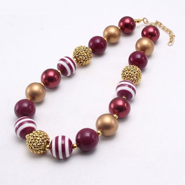 girls jewelry gold + wine red acrylic beaded necklace baby kids chunky bubblegum beads necklace for children party gifts, Red;brown
girls jewelry gold + wine red acrylic beaded necklace baby kids chunky bubblegum beads necklace for children party gifts, Red;brown
