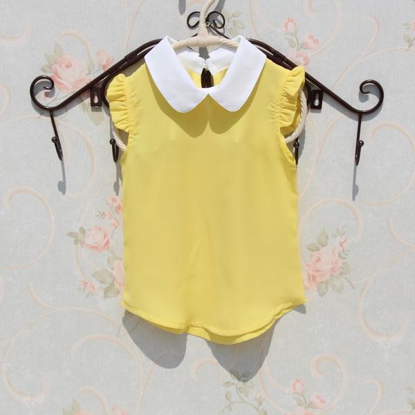 fashion chiffon girls blouse summer sleeveless shirts for teenage school turn-dwon collar children clothing 2021, White;black
fashion chiffon girls blouse summer sleeveless shirts for teenage school turn-dwon collar children clothing 2021, White;black