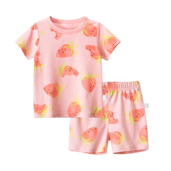 baby girl's short sleeve suits children's summer cotton lovely fruit novelty print sets kids outgoing home cozy clothing, White
baby girl's short sleeve suits children's summer cotton lovely fruit novelty print sets kids outgoing home cozy clothing, White