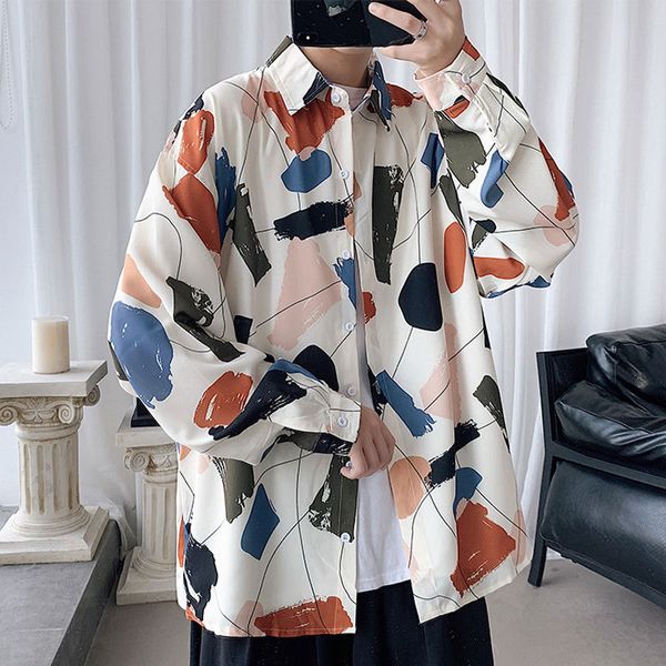 floral shirts men long sleeve casual oversized mens shirt spring autumn daily holiday camisas flower print chemise homme 210524, White;black
floral shirts men long sleeve casual oversized mens shirt spring autumn daily holiday camisas flower print chemise homme 210524, White;black