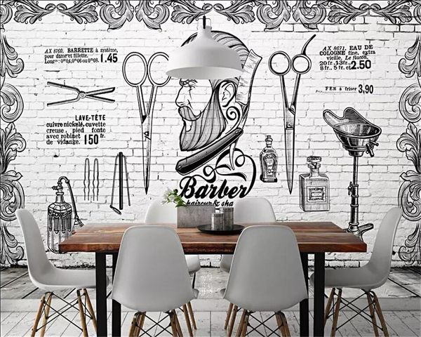 wallpapers wellyu custom mural european and american british retro trend barber shop background white brick wall 3d wallpaper
wallpapers wellyu custom mural european and american british retro trend barber shop background white brick wall 3d wallpaper