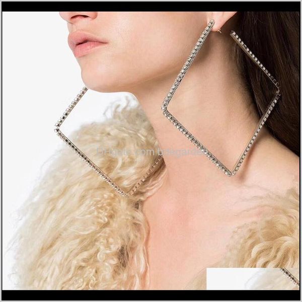 & hie drop delivery 2021 punk big gold color geometric square hoop for women bohemian metal large oversized circle hoops earrings party jewe, Golden;silver
& hie drop delivery 2021 punk big gold color geometric square hoop for women bohemian metal large oversized circle hoops earrings party jewe, Golden;silver