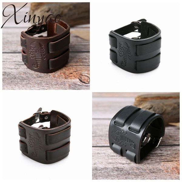 charm bracelets xinyao 2021 vintage boho leather bracelet for men handmade wristband punk rope jewelry wrap & bangles f16501, Golden;silver
charm bracelets xinyao 2021 vintage boho leather bracelet for men handmade wristband punk rope jewelry wrap & bangles f16501, Golden;silver