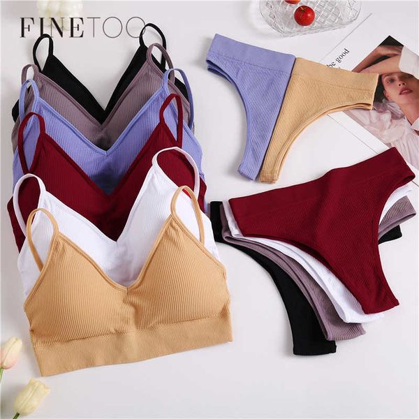 finetoo women bra panties set g-string push up seamless underwear sports thong panty lette fitness lingerie, Red;black
finetoo women bra panties set g-string push up seamless underwear sports thong panty lette fitness lingerie, Red;black