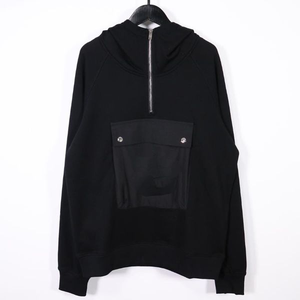 men's hoodies & sweatshirts autumn winter men's women's cotton chest sewing pocket daily hip-hop outdoor leisure style high col, Black
men's hoodies & sweatshirts autumn winter men's women's cotton chest sewing pocket daily hip-hop outdoor leisure style high col, Black
