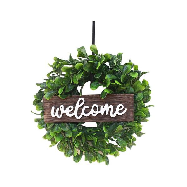 decorative flowers & wreaths wreath welcome door american simulation decoration plastic the letter green creative wooden sign pendant home d
decorative flowers & wreaths wreath welcome door american simulation decoration plastic the letter green creative wooden sign pendant home d