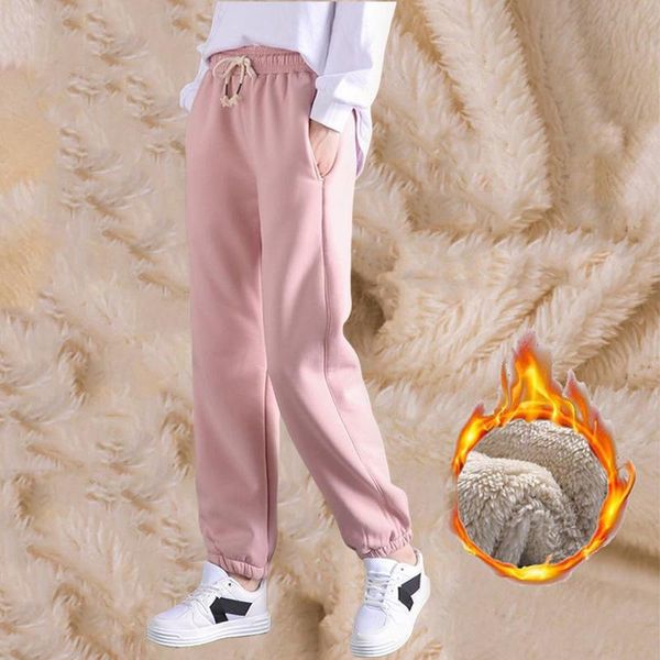 women's pants & capris autumn plus velvet sweatpants women winter thickened lamb warm female korean harem sports joggers, Black;white
women's pants & capris autumn plus velvet sweatpants women winter thickened lamb warm female korean harem sports joggers, Black;white