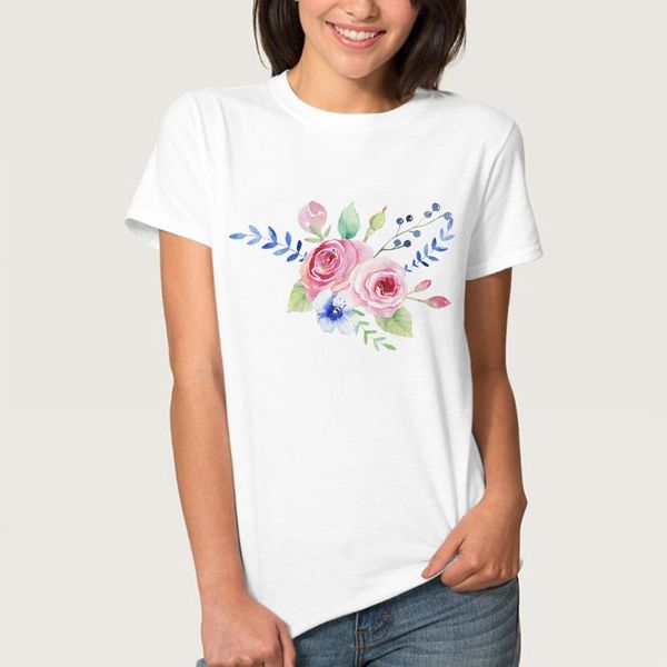 women's t-shirt summer fashion flower printing 90s style printed clothes lady tee female t shirt white shirts o-neck
women's t-shirt summer fashion flower printing 90s style printed clothes lady tee female t shirt white shirts o-neck