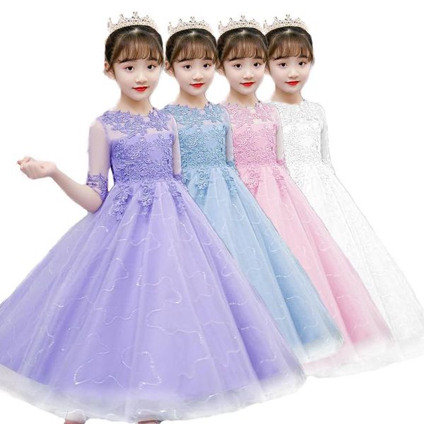 girl's dresses 2021 lace girl flower wedding prom gown children long trained evening dress little teenage girls events party wear kids, Red;yellow
girl's dresses 2021 lace girl flower wedding prom gown children long trained evening dress little teenage girls events party wear kids, Red;yellow