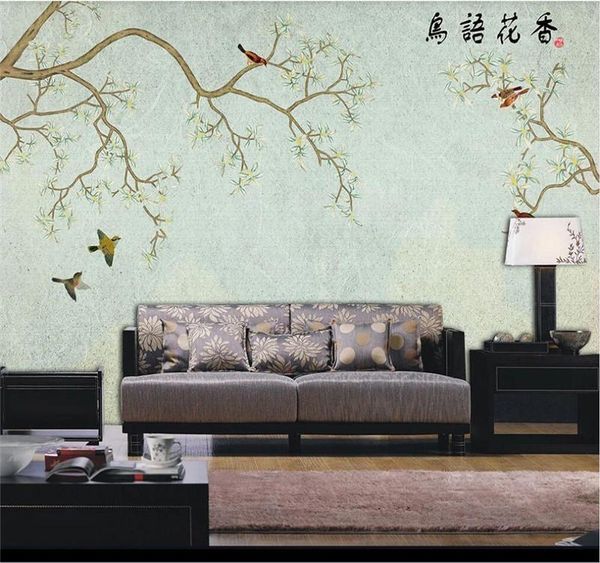 wallpapers xue su large custom mural wallpaper hand-painted simple fashion flowers and birds background wall
wallpapers xue su large custom mural wallpaper hand-painted simple fashion flowers and birds background wall