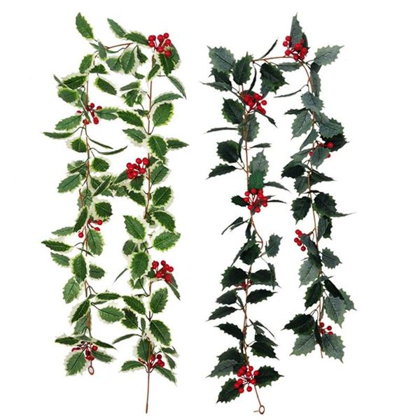 decorative flowers & wreaths 1.7m artificial holly leaf vine christmas rattan berry flower diy garland wreath home hanging ornament for part
decorative flowers & wreaths 1.7m artificial holly leaf vine christmas rattan berry flower diy garland wreath home hanging ornament for part