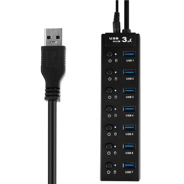 hubs power adapter home travel usb hub with led indicator plug and play 7 ports high speed splitter extension data transmission
hubs power adapter home travel usb hub with led indicator plug and play 7 ports high speed splitter extension data transmission