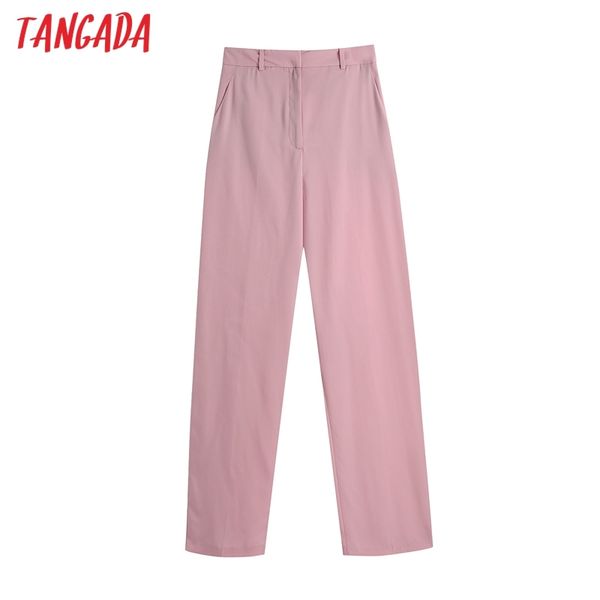 women pink suit pants vintage high waist chic fashion side pockets zipper fly female trousers be533 210416, Black;white
women pink suit pants vintage high waist chic fashion side pockets zipper fly female trousers be533 210416, Black;white