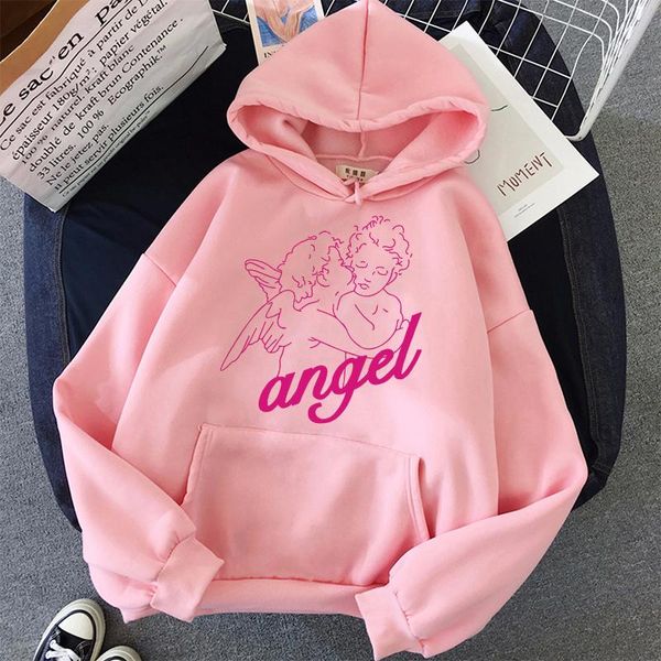 women's hoodies & sweatshirts angel harajuku korean style women ulzzang funny cartoon a aesthetic autumn winter vintage kawaii hoodie f, Black
women's hoodies & sweatshirts angel harajuku korean style women ulzzang funny cartoon a aesthetic autumn winter vintage kawaii hoodie f, Black