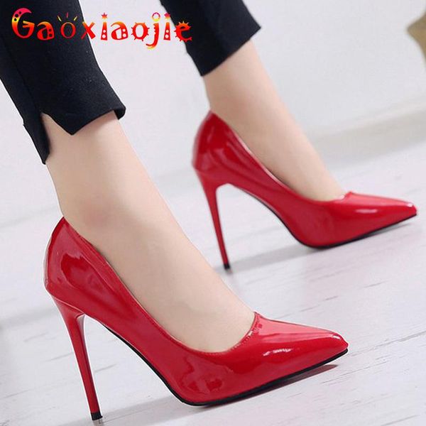 dress shoes autumn office lady fashion pointed toe women pumps elegant simple super high heels candy color party slip-on big size, Black
dress shoes autumn office lady fashion pointed toe women pumps elegant simple super high heels candy color party slip-on big size, Black