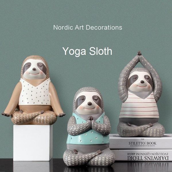 decorative objects & figurines yoga sloth statue home decor chindren room ornament lovely animal sculpture nordic style decoration
decorative objects & figurines yoga sloth statue home decor chindren room ornament lovely animal sculpture nordic style decoration