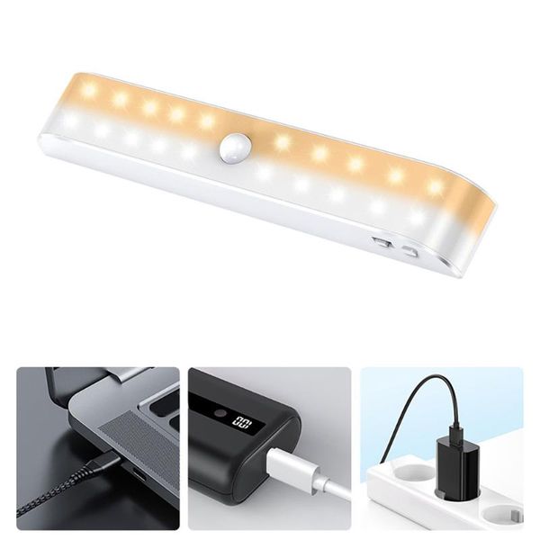 motion sensor night light usb rechargeable 20/30led lamp for kitchen cabinet wardrobe wall
motion sensor night light usb rechargeable 20/30led lamp for kitchen cabinet wardrobe wall