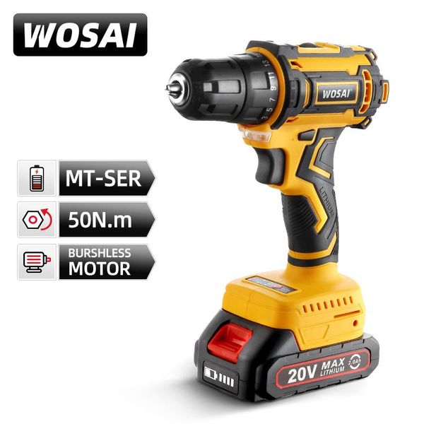 professiona electric drills wosai 20v brushless drill 50nm cordless screwdriver lithium-ion battery mini power mt-series tools
professiona electric drills wosai 20v brushless drill 50nm cordless screwdriver lithium-ion battery mini power mt-series tools