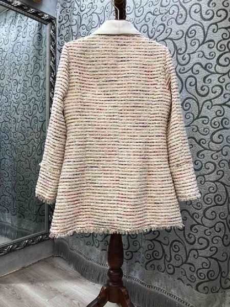 coats jackets autumn winter outerwear women turn-down collar lurex yarn patchwork vintage wool blend coats, Tan;black
coats jackets autumn winter outerwear women turn-down collar lurex yarn patchwork vintage wool blend coats, Tan;black