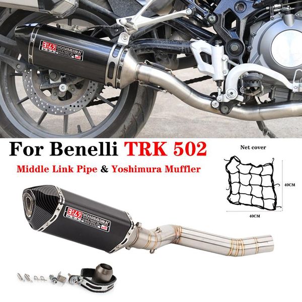 motorcycle exhaust system for benelli trk502 2021-2021 muffler escape mid tube with db killer 51mm yoshimura modified
motorcycle exhaust system for benelli trk502 2021-2021 muffler escape mid tube with db killer 51mm yoshimura modified