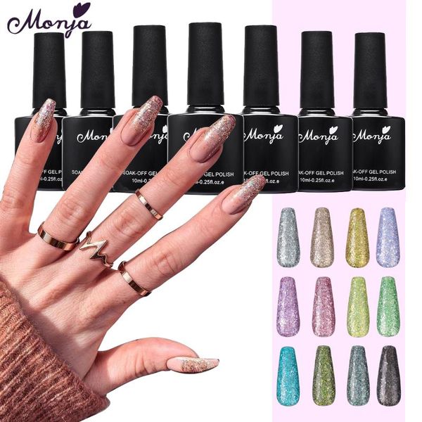 nail gel monja 12styles 10ml/bottle art shiny polish colorful sparkling glitter dazzling diy painting manicure decoration tools, Red;pink
nail gel monja 12styles 10ml/bottle art shiny polish colorful sparkling glitter dazzling diy painting manicure decoration tools, Red;pink
